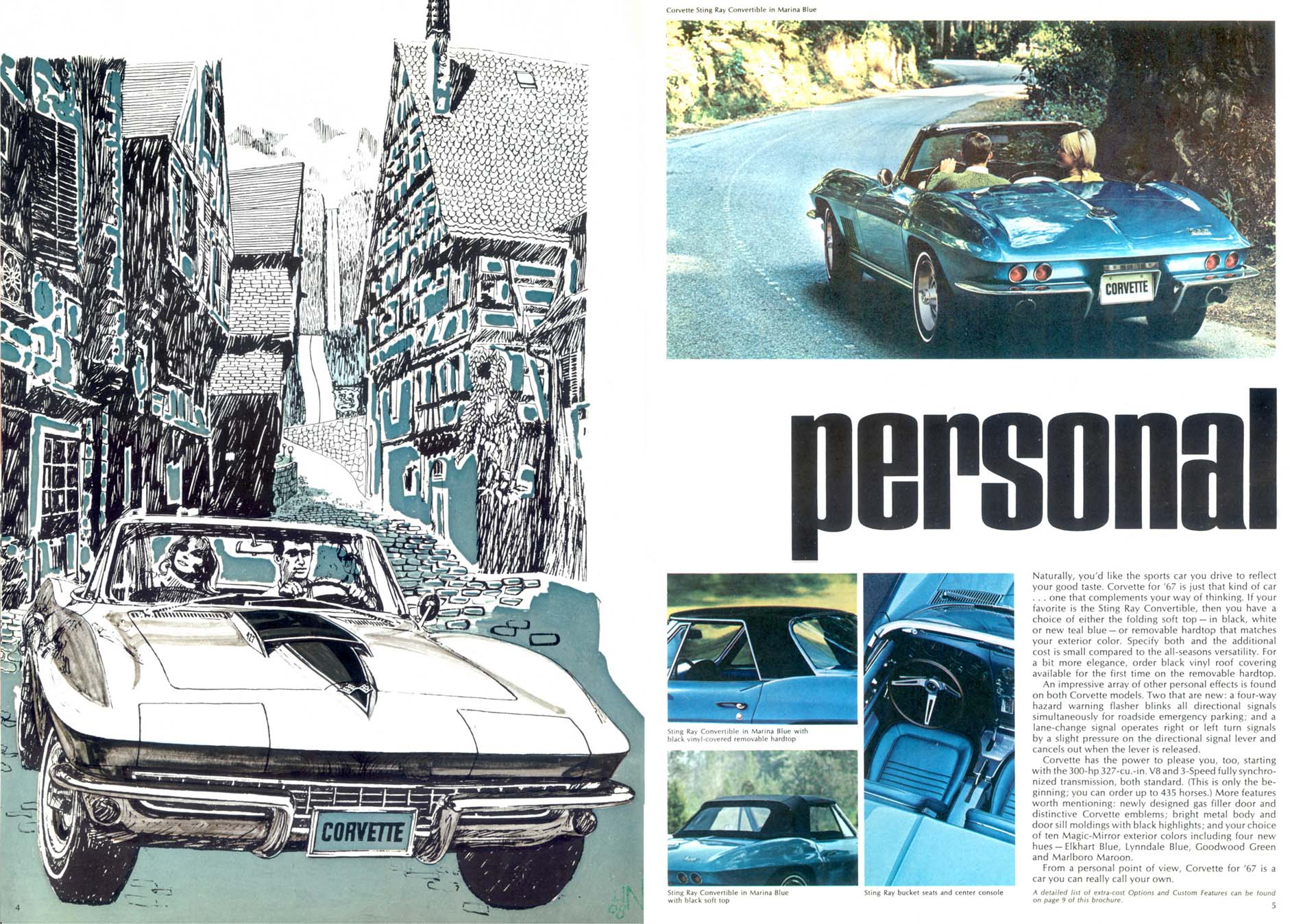 1967 Corvette Brochure Page 4